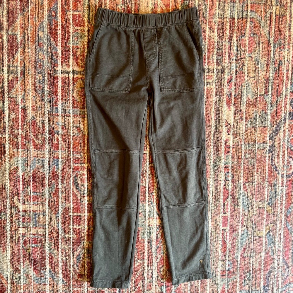 Tea Collection Kids’ Size 14 Gray Cotton Playwear Pants
